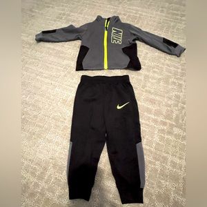 Baby boy matching Nike tracksuit